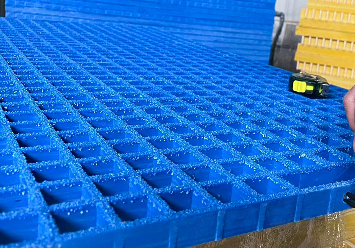 FRP Grating Blue Color